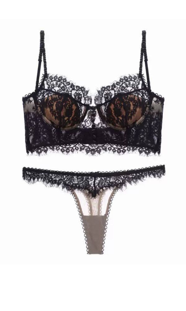PARIS EYELASH LACE BLACK FRENCH G