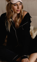 FIFTH AVENUE BLACK BAMBOO PJ SET