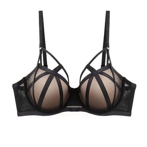 BURLESQUE BLACK CONTOUR BRA