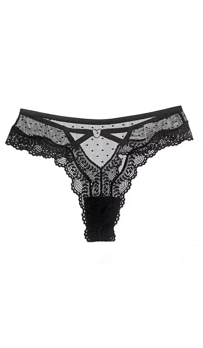 SWEETHEART BLACK SOFT LACE FRENCH G