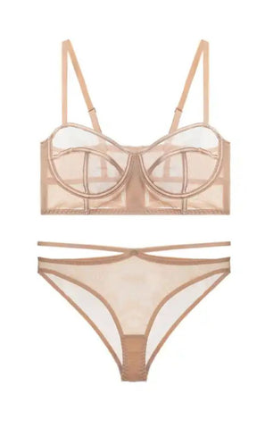 FRENCH NUDE LINGERIE SET