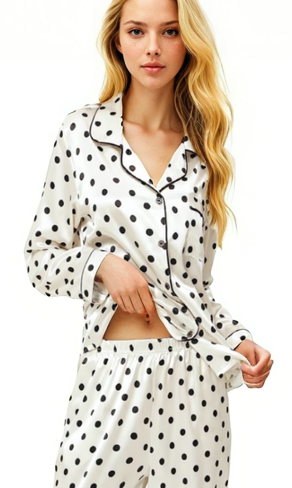 LULU BAMBOO DOT PJ SET